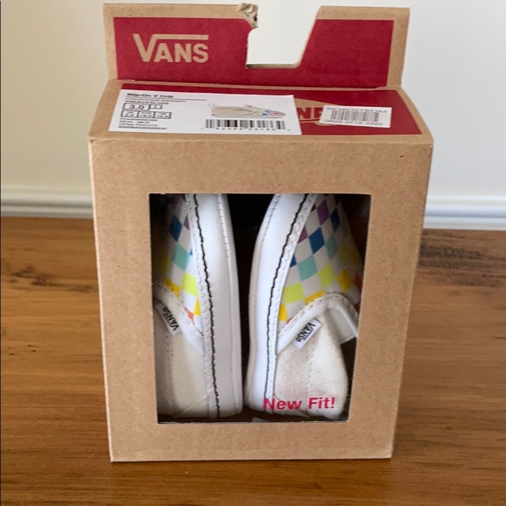 Vans slip-on crib shoe - size 3